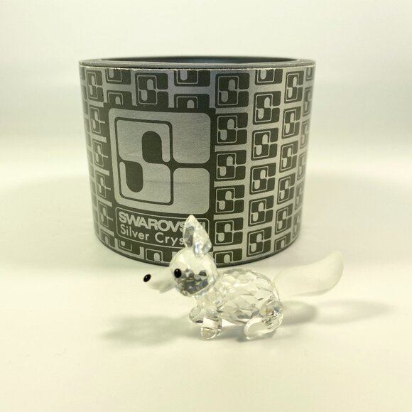 Swarovski Crystal Woodland Friends, Small Running / Prowling Fox Figurine, Box - Picture 1 of 5